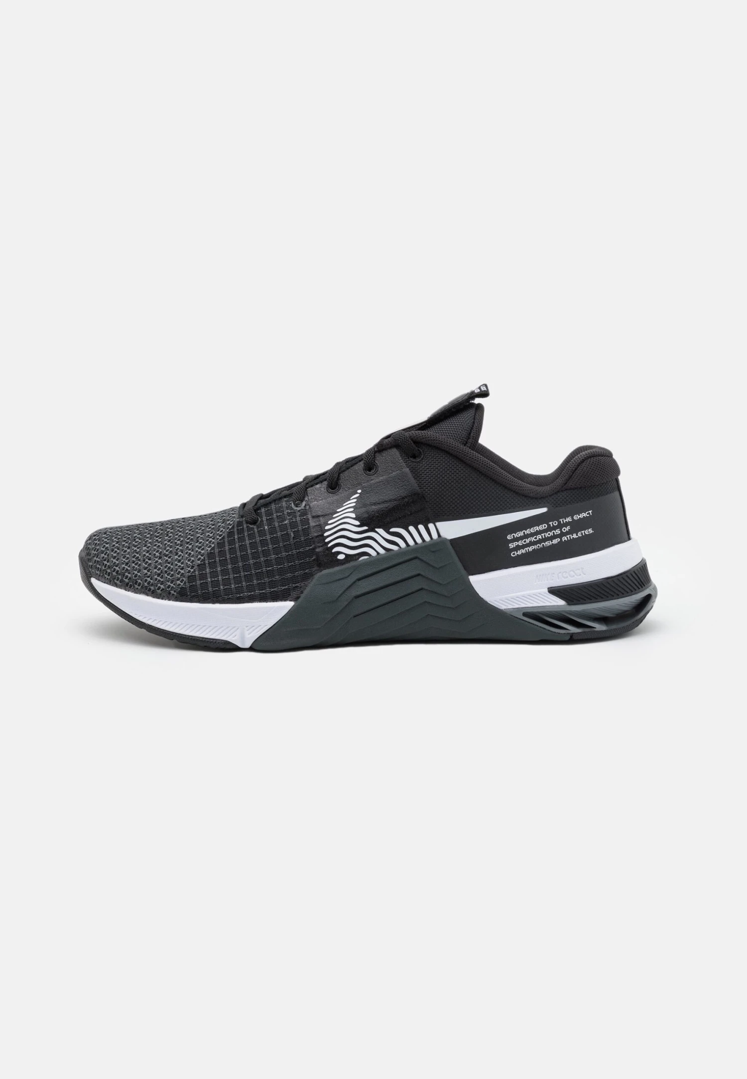 Nike Performance Metcon 8 Unisex - Zapatillas De Entrenamiento - Black/White/Dark Smoke Grey/Smoke Grey 3 Nike Performance Metcon 8 Unisex - Zapatillas De Entrenamiento - Black/White/Dark Smoke Grey/Smoke Grey