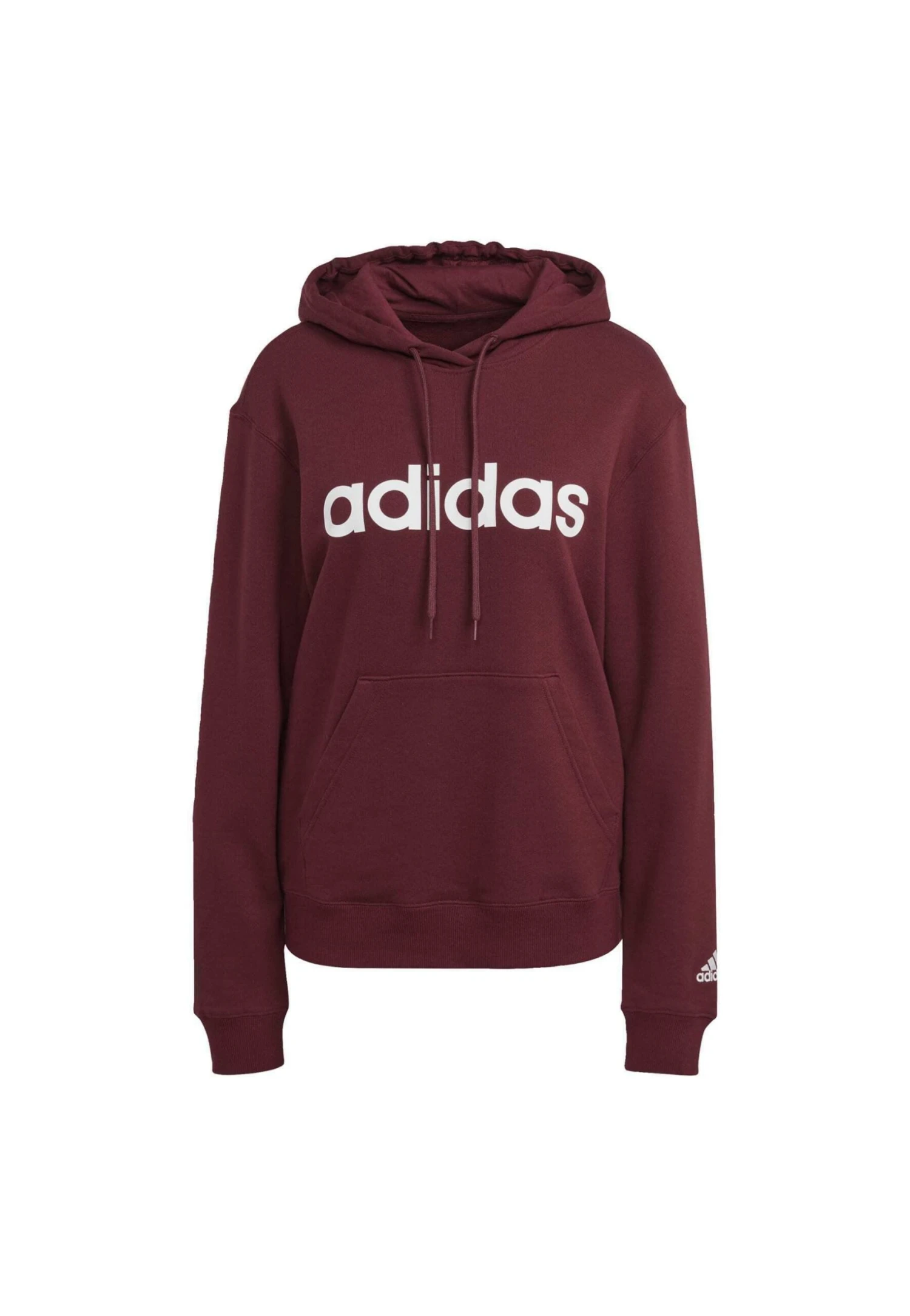 Adidas Sportswear W Lin Ft Hd - Sudadera - Shadow Red White 9 Adidas Sportswear W Lin Ft Hd - Sudadera - Shadow Red White - Imagen 7