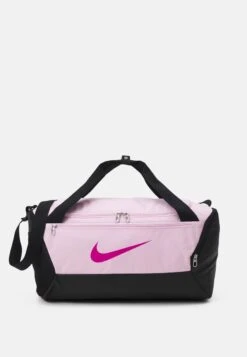 Nike Performance Brasilia Duffel Unisex - Bolsa De Deporte - Pink Foam/Black/Active Fuchsia)