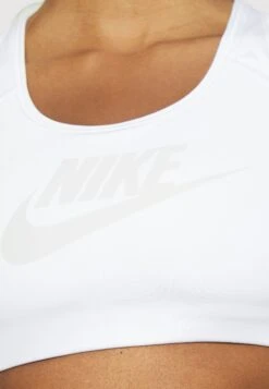 Nike Performance Futura Bra - Sujetadores Deportivos Con Sujeción Media - White/Photon Dust -ADIDAS Moda Tienda de ventas 29437c56639c4b2cb79496ff95f717f2