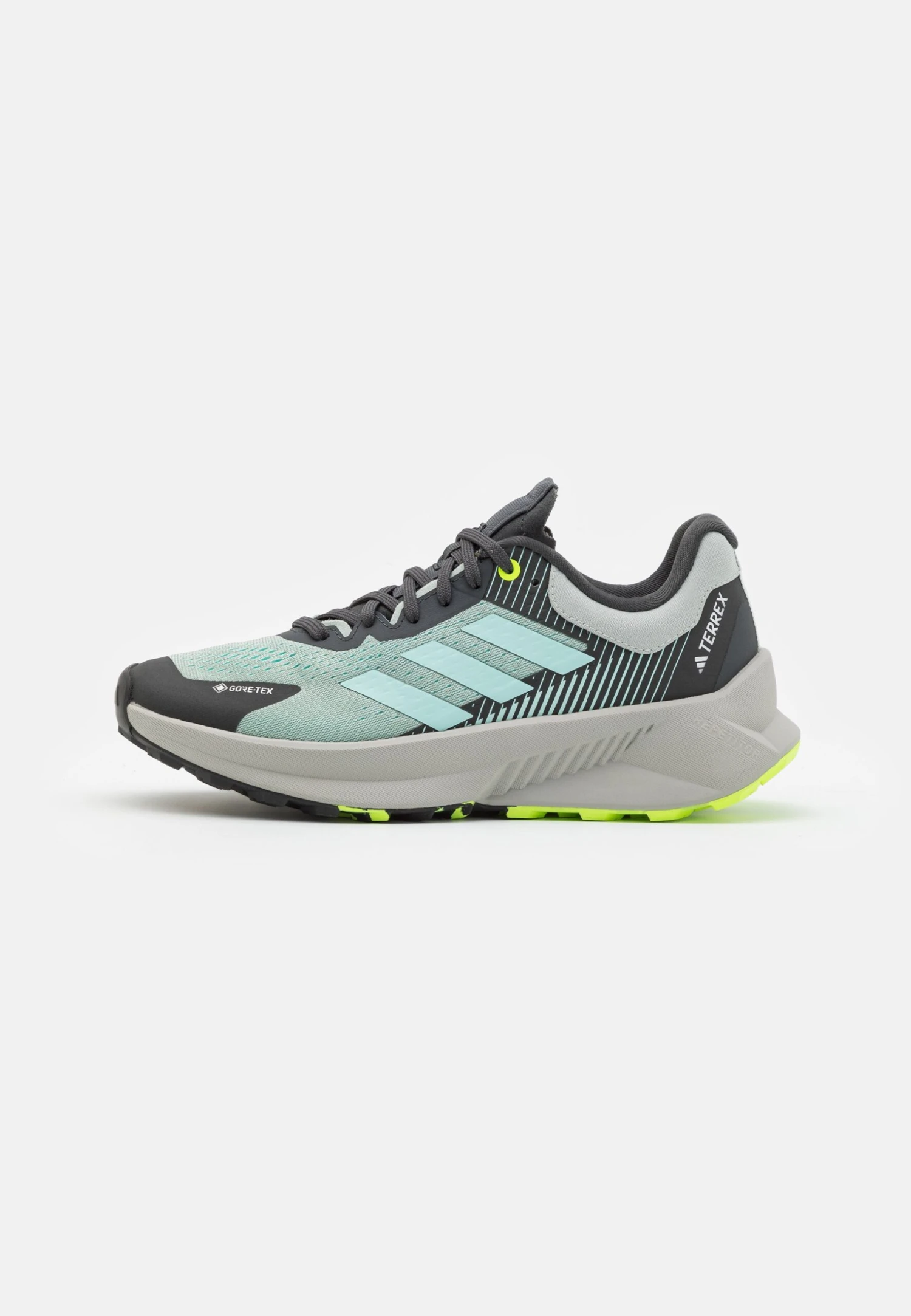 Adidas TERREX Terrex Soulstride Flow Gtx - Zapatillas De Senderismo - Silver/Semi Flash Aqua/Lucid Lemon 3 Adidas TERREX Terrex Soulstride Flow Gtx - Zapatillas De Senderismo - Silver/Semi Flash Aqua/Lucid Lemon