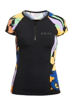 Roxy Caps Sleeve - Camiseta De Lycra/Neopreno - Anthracite Flower Jammin -ADIDAS Moda Tienda de ventas 50c6a6acb91047e4bdcd4917a1315d03