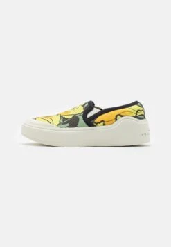 Asmc Court Slip On - Zapatillas De Entrenamiento - Tent Green/Yellow/Off-White