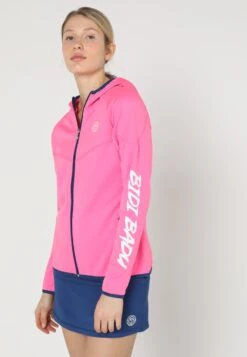 BIDI BADU Inga Tech Jacket - Sudadera Con Cremallera - Pink/Dark Blue