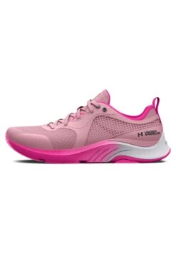 Under Armour Hovr Omnia- Zapatillas De Entrenamiento - Pink Sugar/Rebel Pink/Metallic Downpour Gray