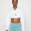 Puma Fit Move Crop Hoodie - Jersey Con Capucha - Icy Blue -ADIDAS Moda Tienda de ventas 8855e2d1101e468d9c4370276799e5bc
