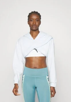 Puma Fit Move Crop Hoodie - Jersey Con Capucha - Icy Blue