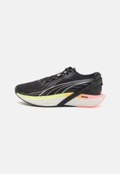 Puma Run Xx Nitro 2 Wns - Zapatillas De Running Neutras - Black/Koral Ice/Speed Green/Silver