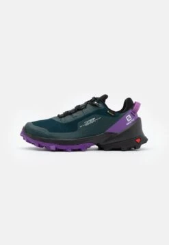 Salomon Cross Over Gtx- Zapatillas De Senderismo - Ponderosa Pine/Black/Royal Lilac