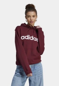 Adidas Sportswear W Lin Ft Hd - Sudadera - Shadow Red White