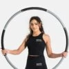 Hula Hoop - Smooth Weighted - Fitness/Yoga - Black