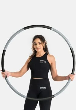 Hula Hoop - Smooth Weighted - Fitness/Yoga - Black