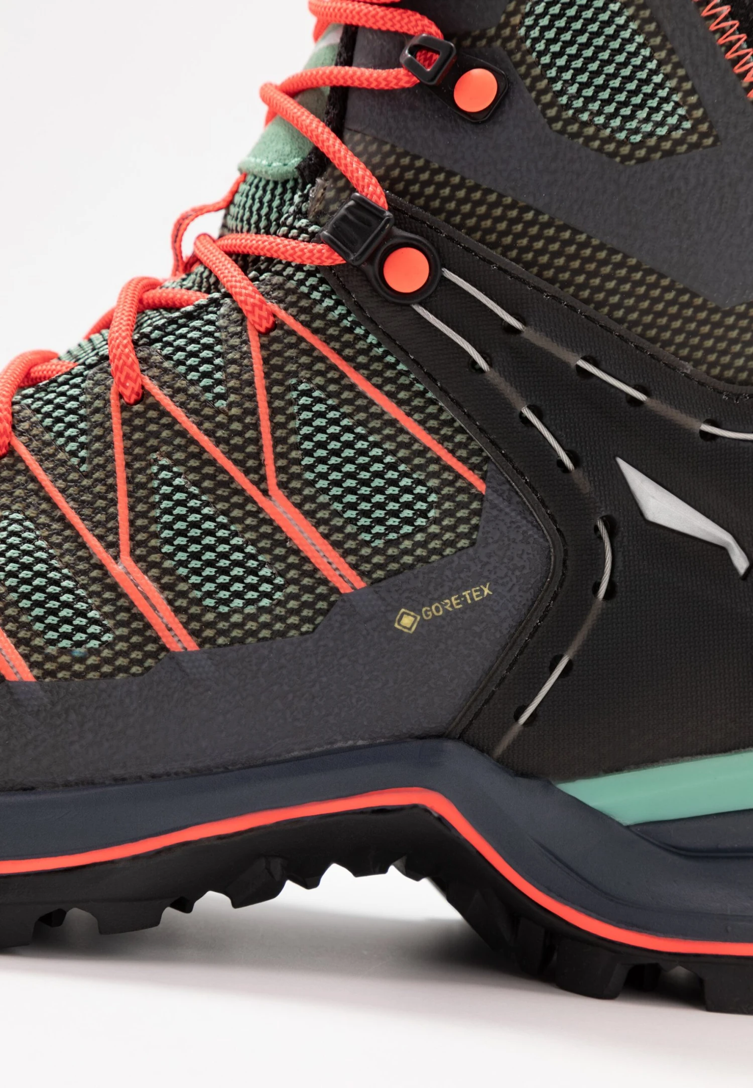 SALEWA Mtn Trainer Lite Mid Gtx - Zapatillas De Senderismo - Feld Green/Fluo Coral 8 SALEWA Mtn Trainer Lite Mid Gtx - Zapatillas De Senderismo - Feld Green/Fluo Coral - Imagen 6