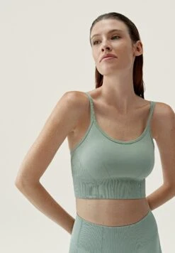 Born Living Yoga Sujetadores Deportivos Con Sujeción Ligera - Verde