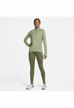 Nike Performance W Nk Df Swsh Run Mr - Medias - Medium Olive White -ADIDAS Moda Tienda de ventas ceba6bbd1d8e4dcf91aedacd82389bba