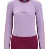 Icebreaker Zone Crewe - Camiseta De Manga Larga - Purple Gaze Go Berry Cb