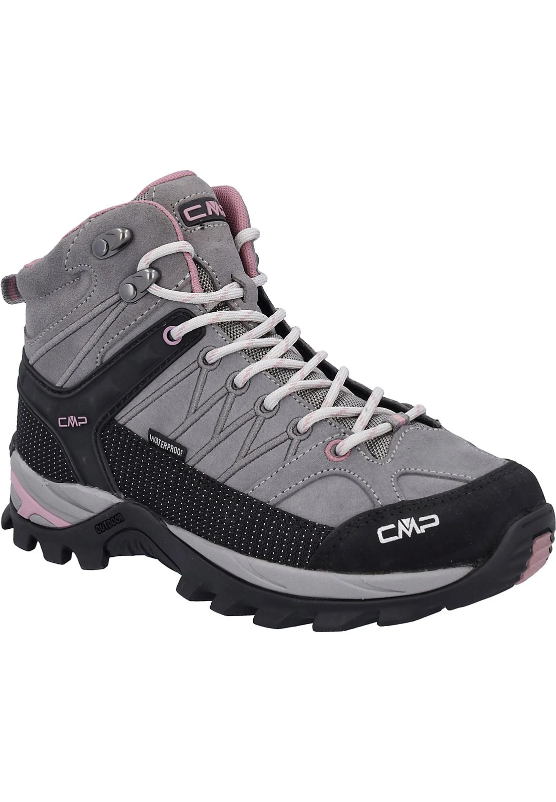 CMP Rigel Mid Trekking Shoe Wp - Zapatillas De Senderismo - Cemento Fard 4 CMP Rigel Mid Trekking Shoe Wp - Zapatillas De Senderismo - Cemento Fard - Imagen 2