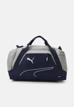 Puma Fundamentals Sports Bag S Unisex - Bolsa De Deporte - Navy/Concrete Gray