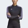 ADIDAS PERFORMANCE Tiro - Camiseta De Manga Larga - Black Violet Fusion