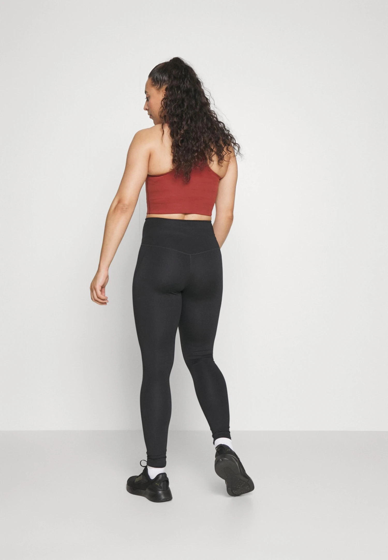 Compressive High Rise Legging Long - Medias - Black 6 Compressive High Rise Legging Long - Medias - Black - Imagen 4